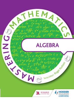 cover image of Mastering Mathematics - Algebra
